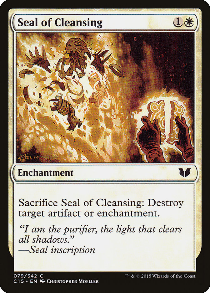 Seal of Cleansing [Commander 2015] | Good Games Morley