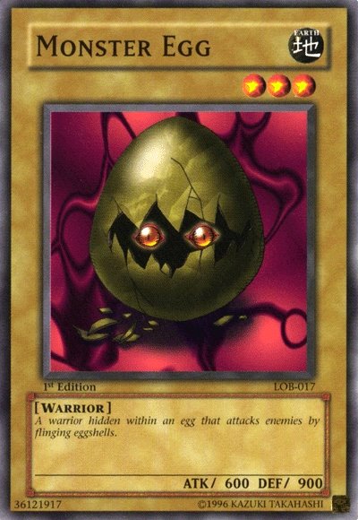Monster Egg [LOB-017] Common | Good Games Morley