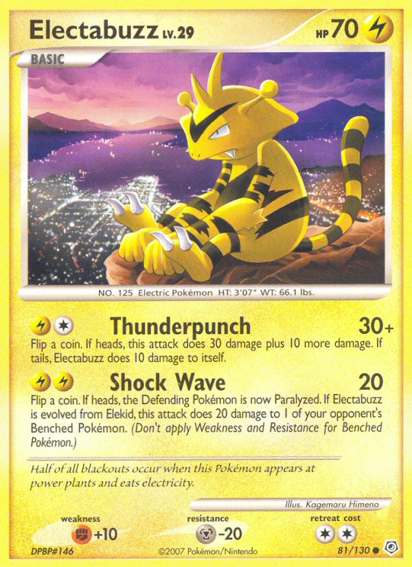 Electabuzz (81/130) [Diamond & Pearl: Base Set] | Good Games Morley