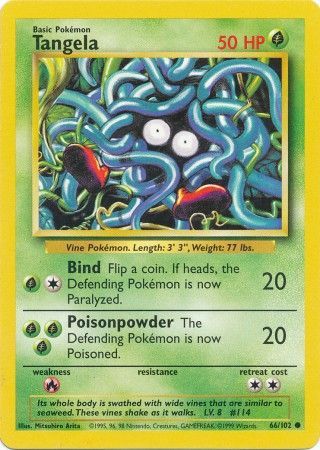Tangela (66/102) [Base Set Unlimited] | Good Games Morley