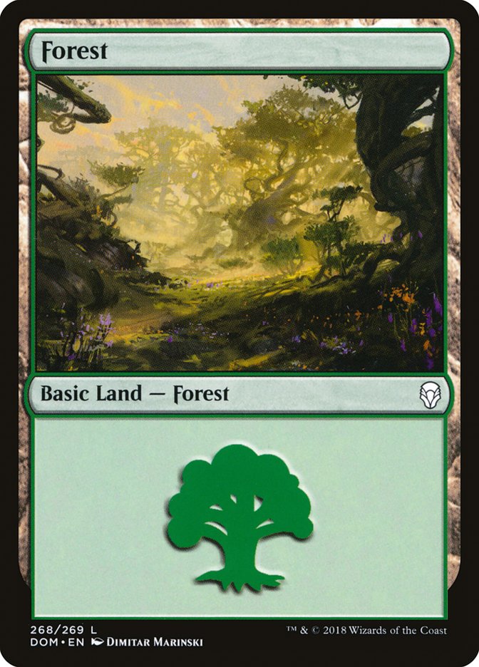 Forest (268) [Dominaria] | Good Games Morley