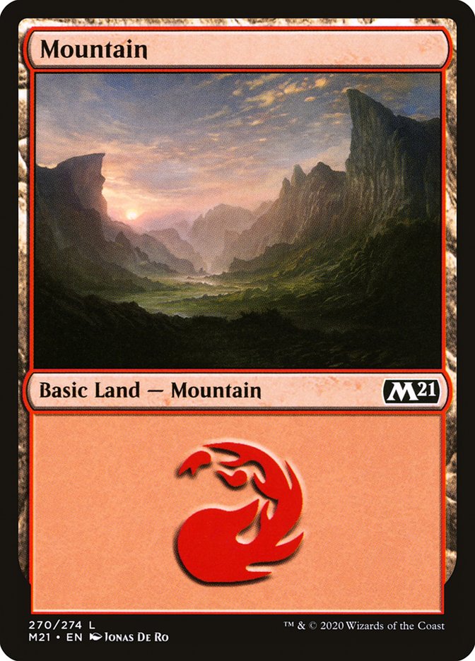 Mountain (270) [Core Set 2021] | Good Games Morley