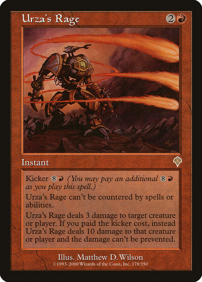 Urza's Rage [Invasion] | Good Games Morley