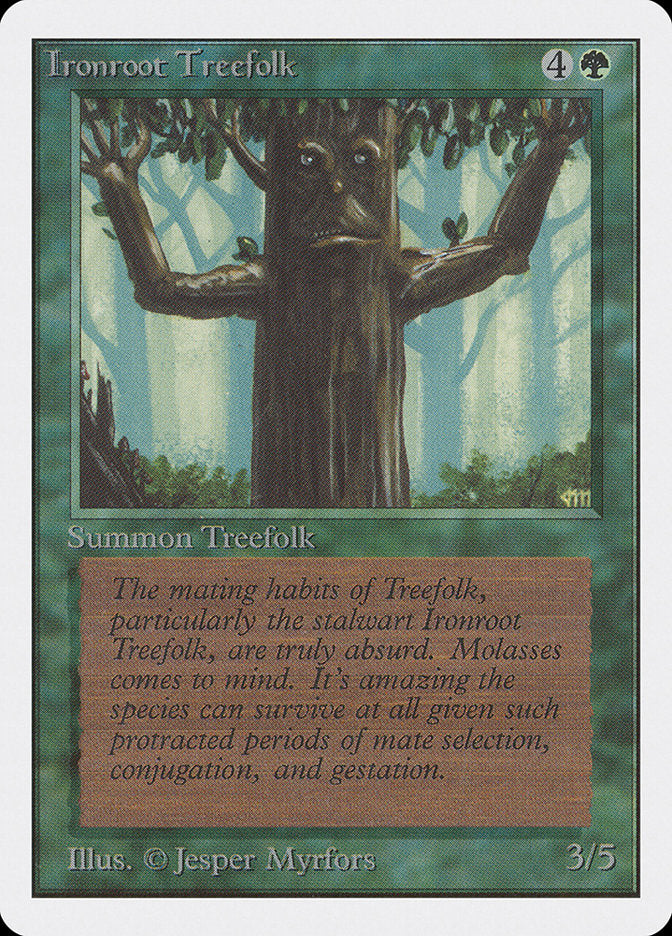 Ironroot Treefolk [Unlimited Edition] | Good Games Morley