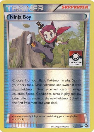 Ninja Boy (103/114) (League Promo) [XY: Steam Siege] | Good Games Morley