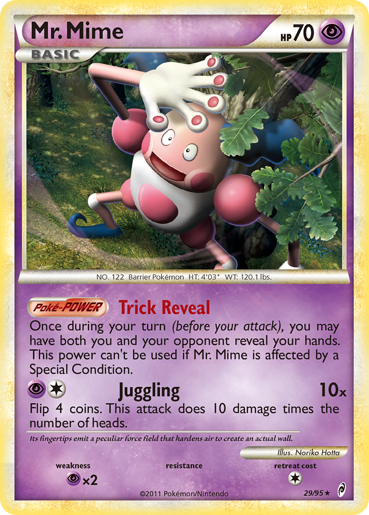 Mr. Mime (29/95) [HeartGold & SoulSilver: Call of Legends] | Good Games Morley