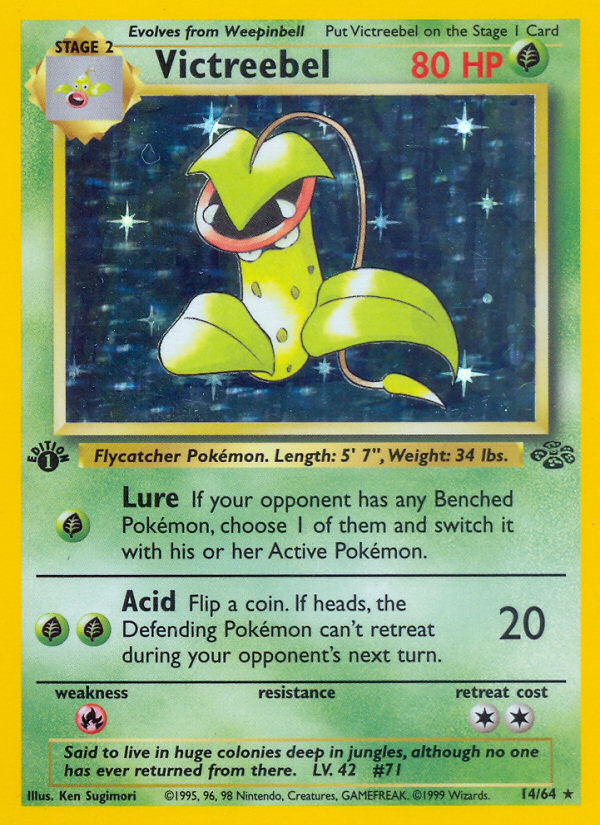 Victreebel (14/64) [Jungle 1st Edition] | Good Games Morley