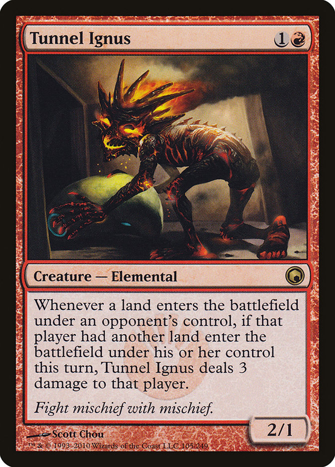 Tunnel Ignus [Scars of Mirrodin] | Good Games Morley