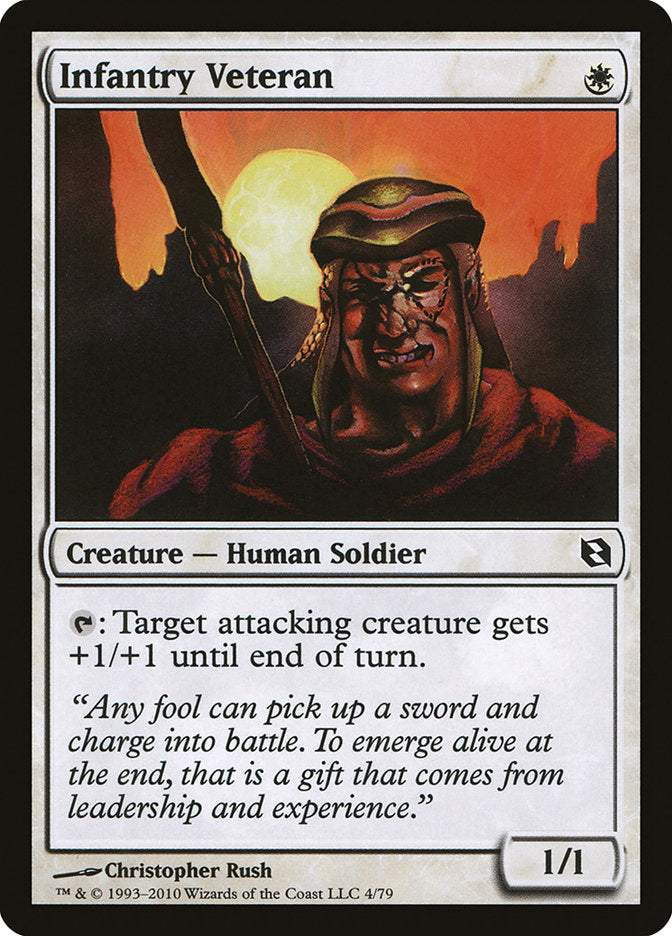 Infantry Veteran [Duel Decks: Elspeth vs. Tezzeret] | Good Games Morley