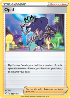 Opal (158/185) [Sword & Shield: Vivid Voltage] | Good Games Morley