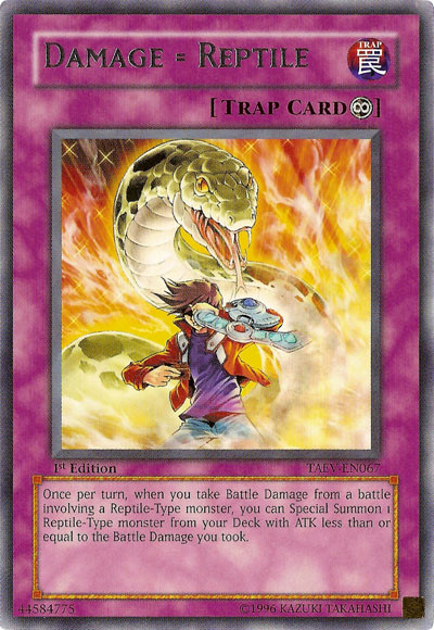 Damage = Reptile [TAEV-EN067] Rare | Good Games Morley