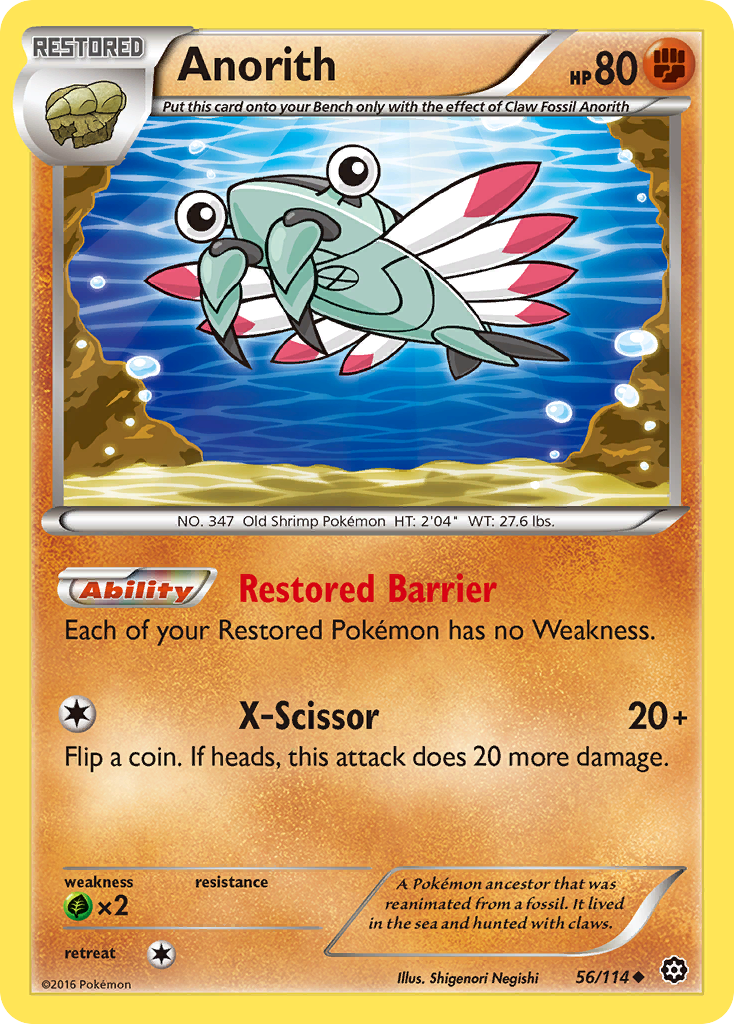 Anorith (56/114) [XY: Steam Siege] | Good Games Morley