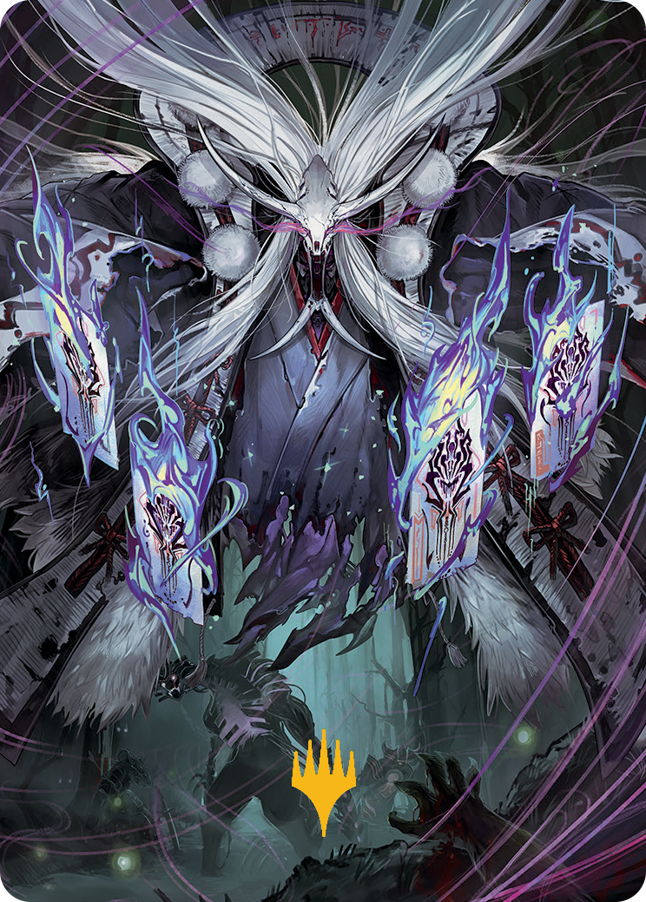 Horobi, Death's Wail Art Card (Gold-Stamped Signature) [March of the Machine Art Series] | Good Games Morley