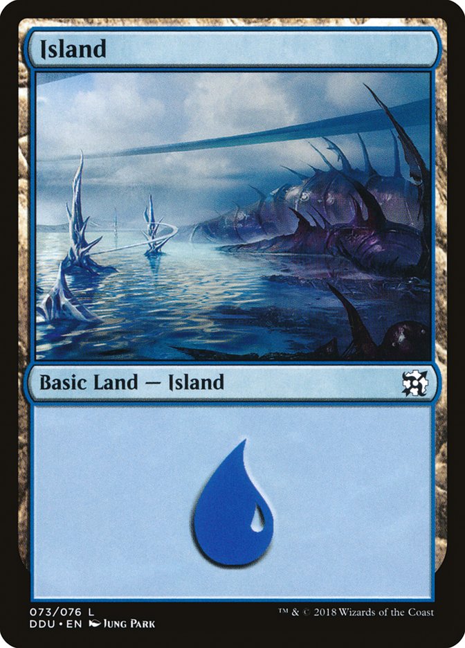 Island (73) [Duel Decks: Elves vs. Inventors] | Good Games Morley