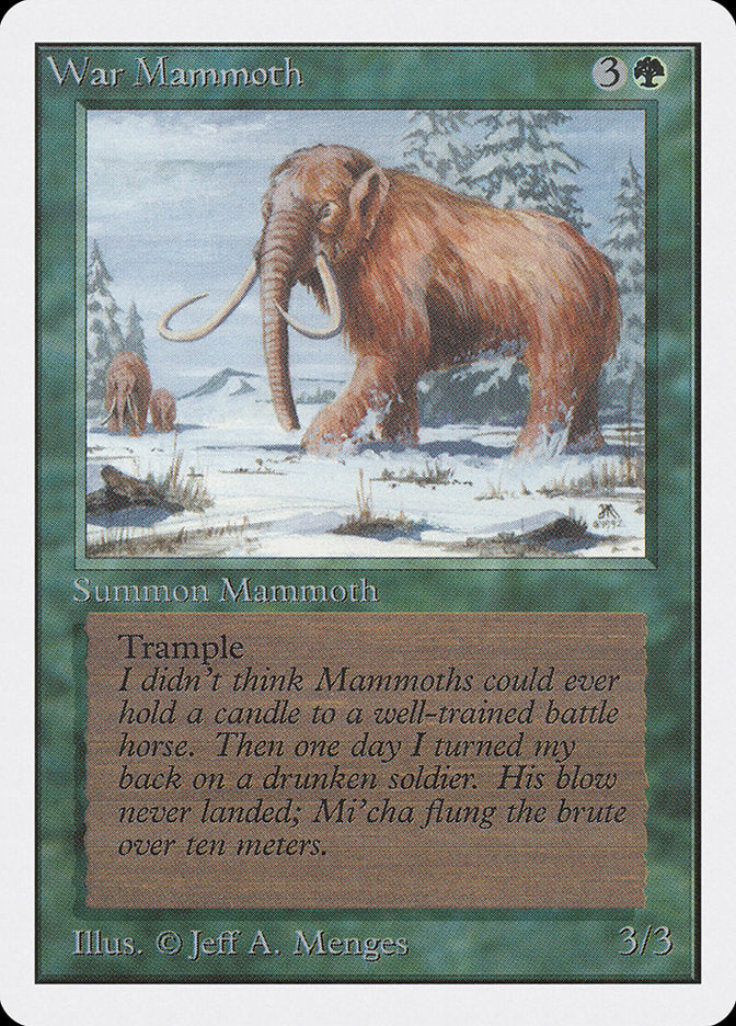 War Mammoth [Unlimited Edition] | Good Games Morley