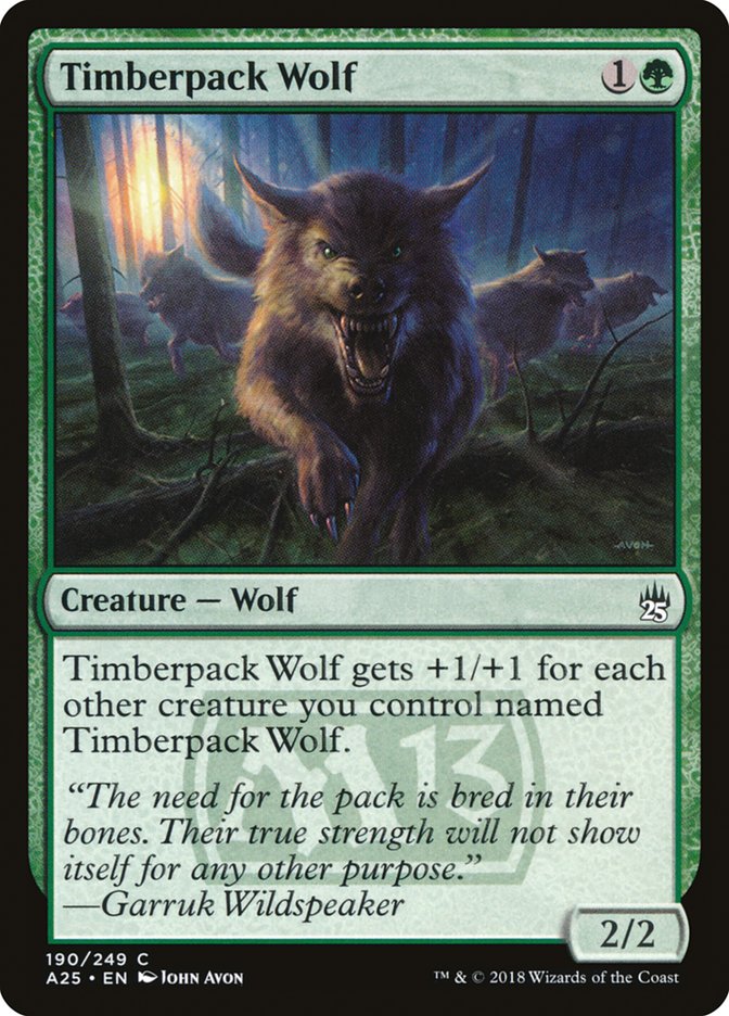 Timberpack Wolf [Masters 25] | Good Games Morley