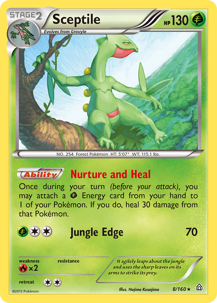 Sceptile (8/160) [XY: Primal Clash] | Good Games Morley