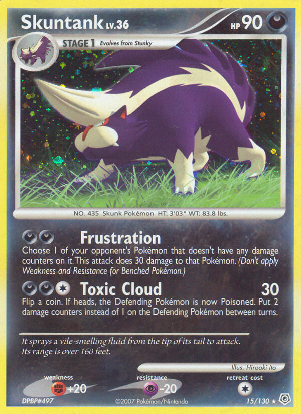 Skuntank (15/130) [Diamond & Pearl: Base Set] | Good Games Morley