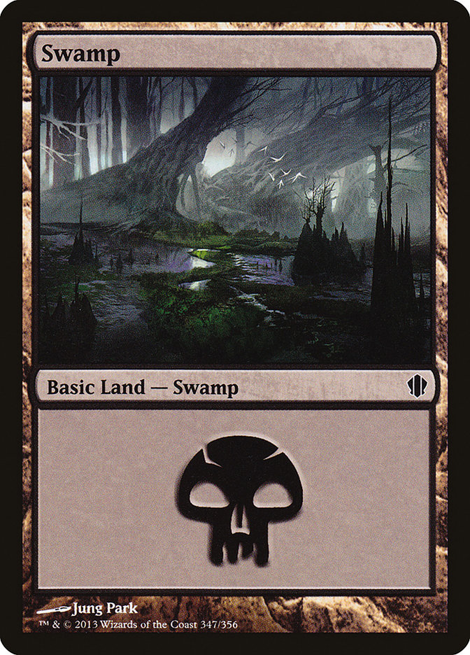 Swamp (347) [Commander 2013] | Good Games Morley