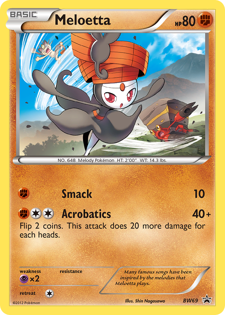 Meloetta (BW69) [Black & White: Black Star Promos] | Good Games Morley