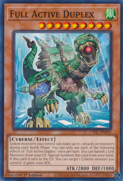 Full Active Duplex [CYAC-EN025] Common | Good Games Morley