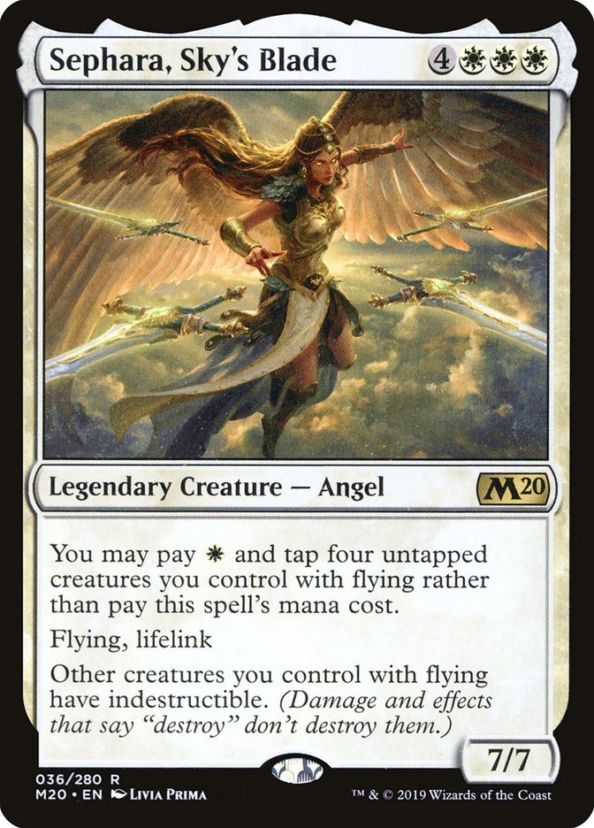 Sephara, Sky's Blade [Core Set 2020] | Good Games Morley