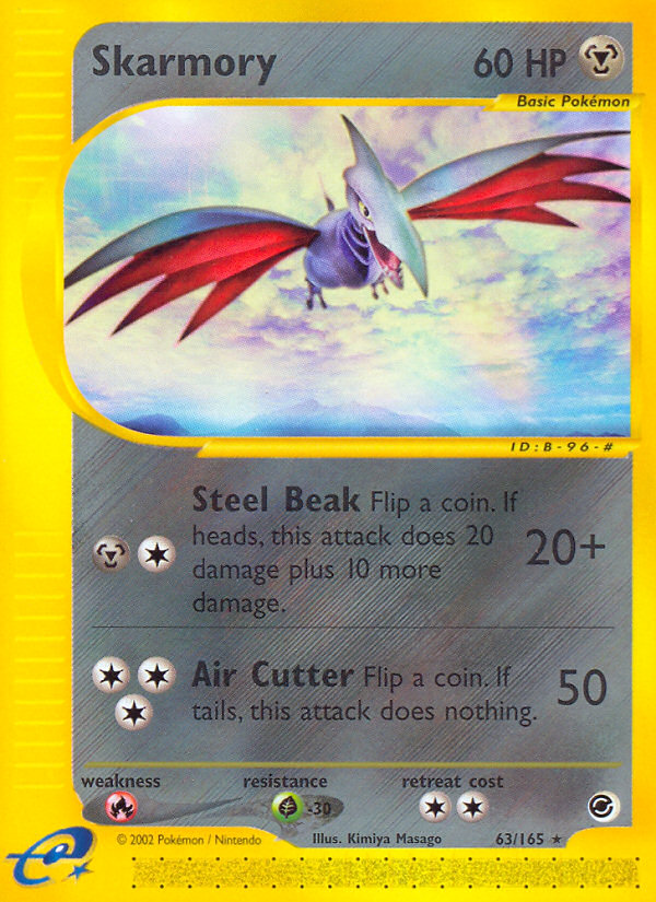 Skarmory (63/165) [Expedition: Base Set] | Good Games Morley