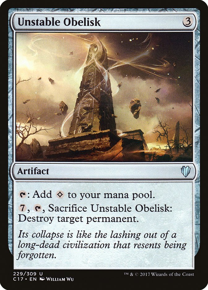 Unstable Obelisk [Commander 2017] | Good Games Morley
