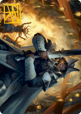 Ritual Guardian Art Card (Gold-Stamped Signature) [Innistrad: Midnight Hunt Art Series] | Good Games Morley