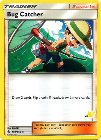 Bug Catcher (189/236) (Pikachu Stamp #44) [Battle Academy 2020] | Good Games Morley