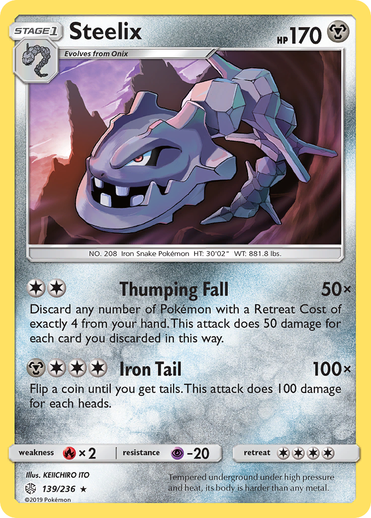 Steelix (139/236) [Sun & Moon: Cosmic Eclipse] | Good Games Morley