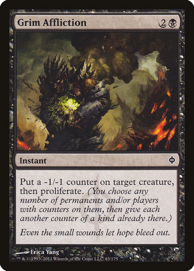 Grim Affliction [New Phyrexia] | Good Games Morley