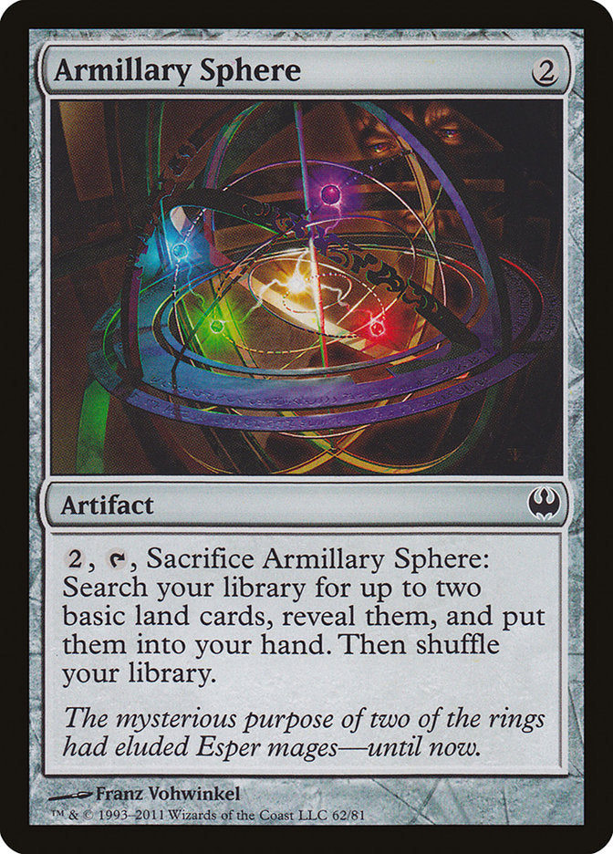 Armillary Sphere [Duel Decks: Knights vs. Dragons] | Good Games Morley