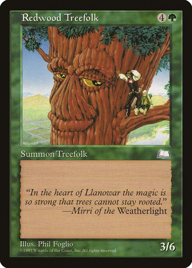 Redwood Treefolk [Weatherlight] | Good Games Morley