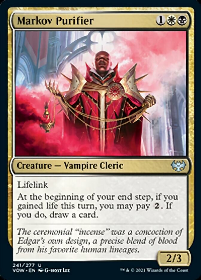 Markov Purifier [Innistrad: Crimson Vow] | Good Games Morley