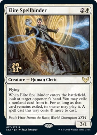 Elite Spellbinder [Strixhaven: School of Mages Prerelease Promos] | Good Games Morley