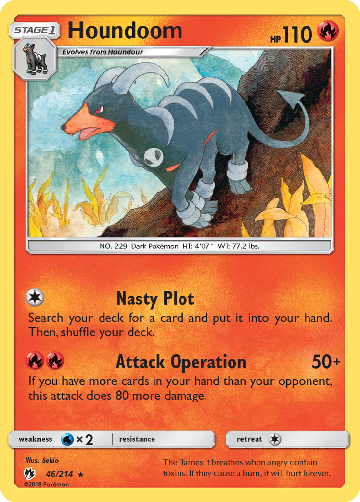 Houndoom (46/214) [Sun & Moon: Lost Thunder] | Good Games Morley