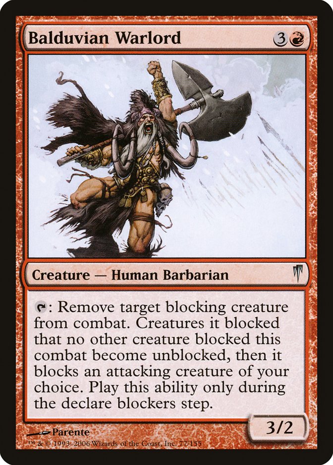 Balduvian Warlord [Coldsnap] | Good Games Morley