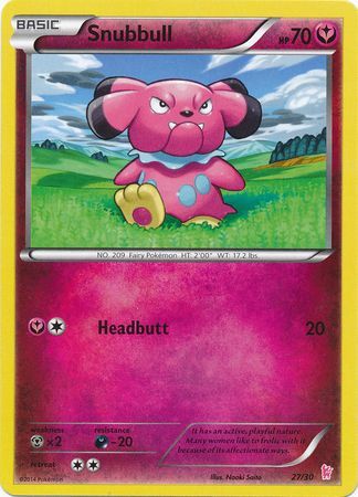 Snubbull (27/30) [XY: Trainer Kit - Sylveon] | Good Games Morley