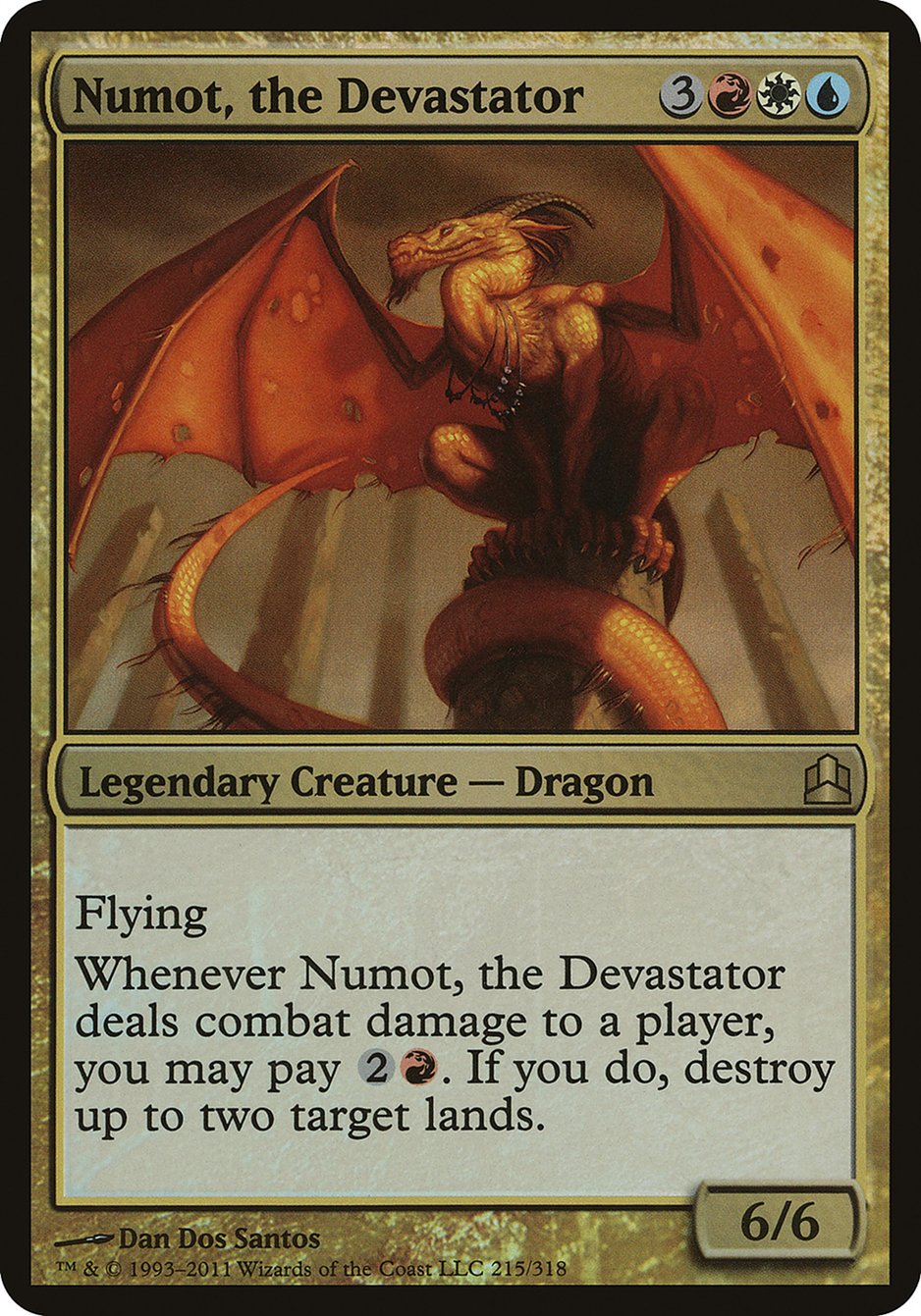 Numot, the Devastator (Oversized) [Commander 2011 Oversized] | Good Games Morley