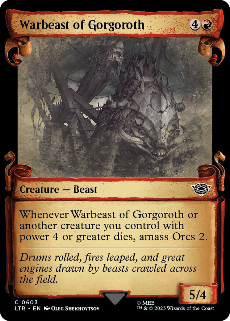 Warbeast of Gorgoroth [The Lord of the Rings: Tales of Middle-Earth Showcase Scrolls] | Good Games Morley