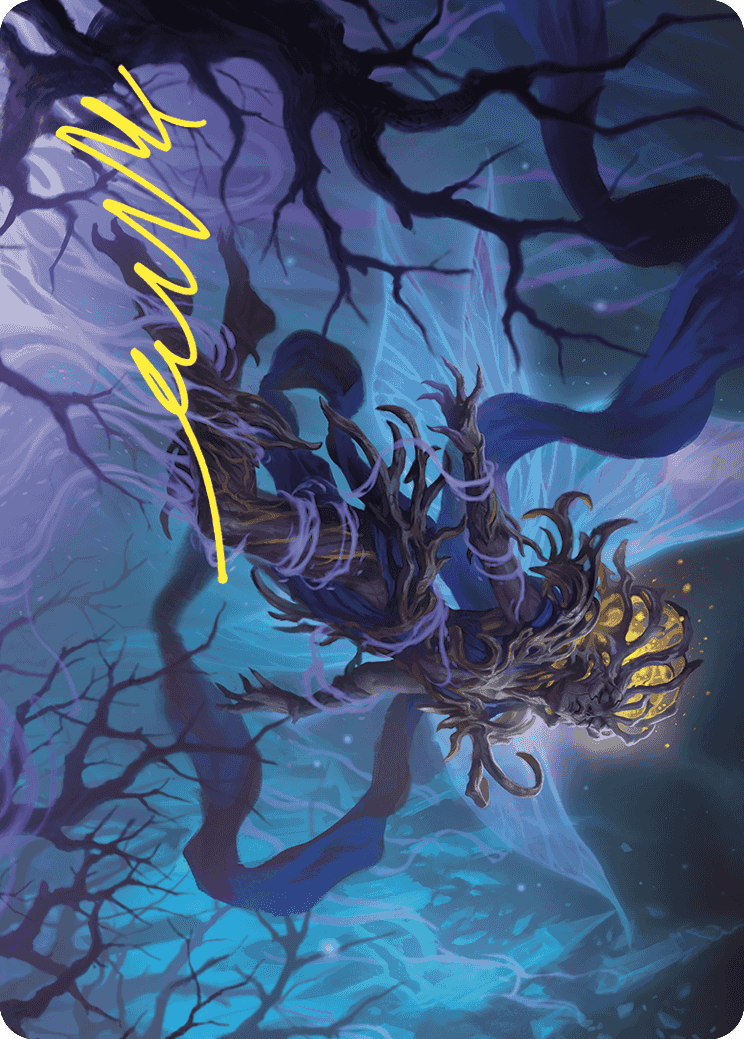 Sleep-Cursed Faerie Art Card (Gold-Stamped Signature) [Wilds of Eldraine Art Series] | Good Games Morley