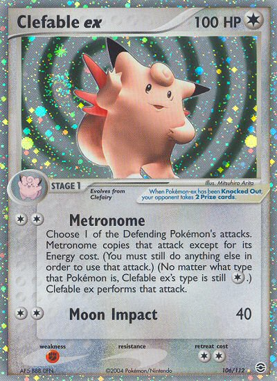 Clefable ex (106/112) [EX: FireRed & LeafGreen] | Good Games Morley