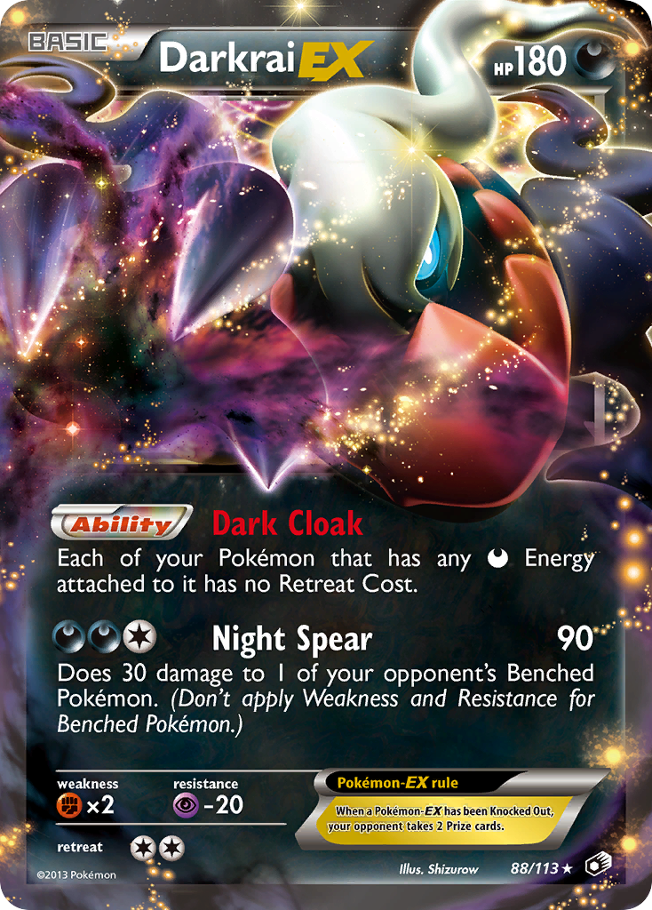 Darkrai EX (88/113) [Black & White: Legendary Treasures] | Good Games Morley