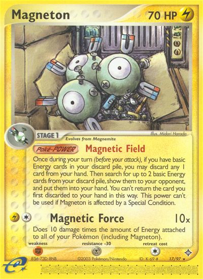 Magneton (17/97) [EX: Dragon] | Good Games Morley