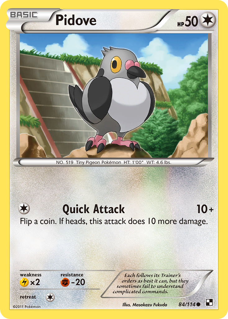 Pidove (84/114) [Black & White: Base Set] | Good Games Morley