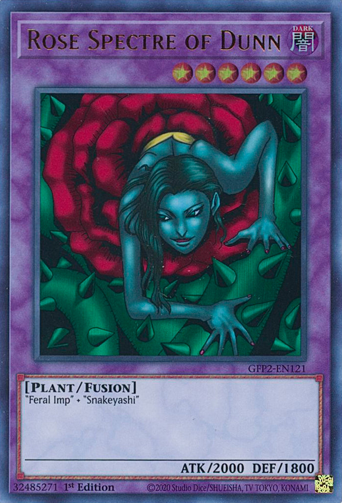 Rose Spectre of Dunn [GFP2-EN121] Ultra Rare | Good Games Morley