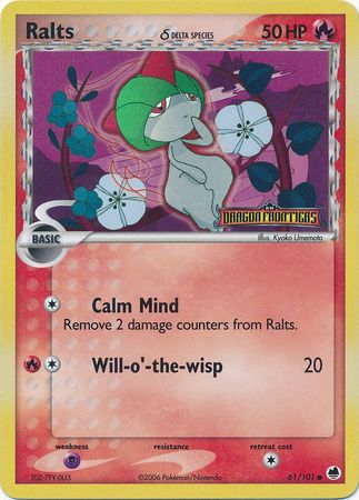 Ralts (61/101) (Delta Species) (Stamped) [EX: Dragon Frontiers] | Good Games Morley