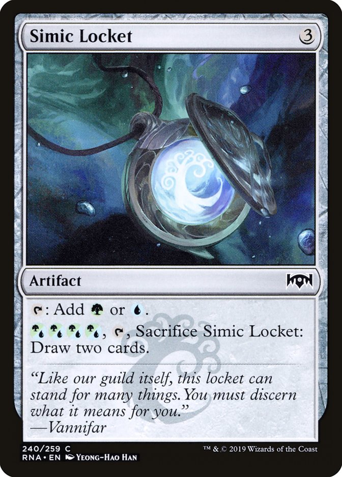 Simic Locket [Ravnica Allegiance] | Good Games Morley