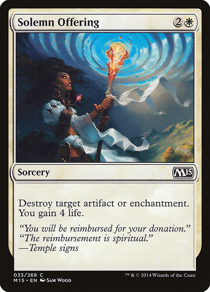 Solemn Offering [Magic 2015] | Good Games Morley